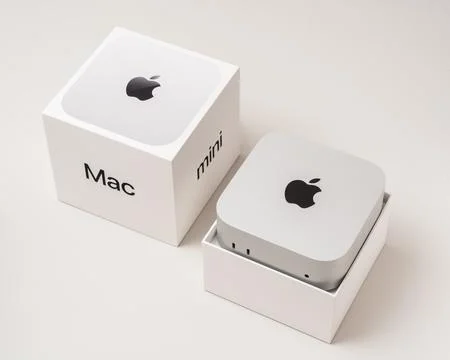Mac Mini M4 Stock Photos