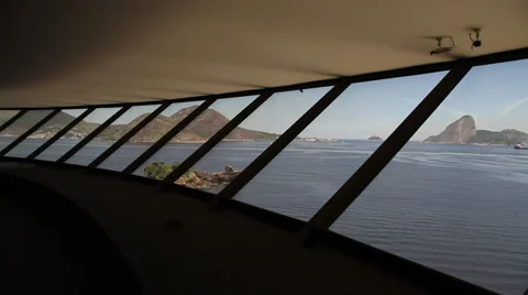 MAC Niemeyer Niteroi Stock Footage 37650005