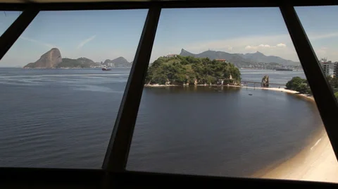 MAC Niemeyer Niteroi Stock Footage 37650012