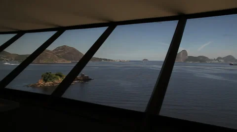 MAC Niemeyer Niteroi Stock Footage 37650206
