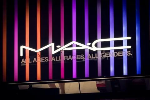 The MAC stores storefront is visually striking and inclusive with its vibrant Stock Photos