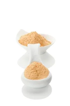 Maca powder. Stock Photos