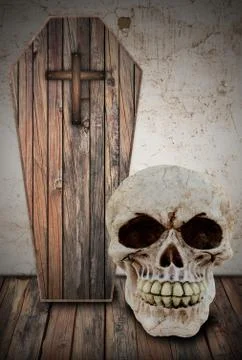 Macabre scene Stock Illustration