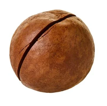 Macadam nuts with clipping path Stock Photos