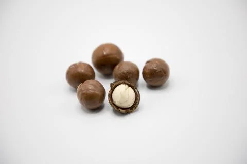Macadamia nuts 4 Stock Photos