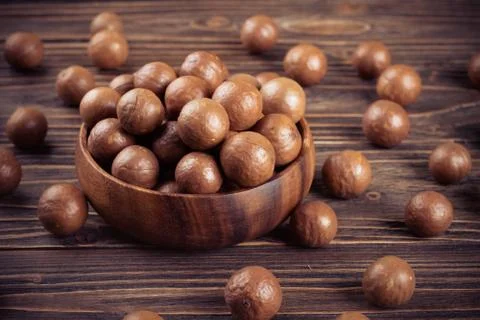 Macadamia nuts Foto stock