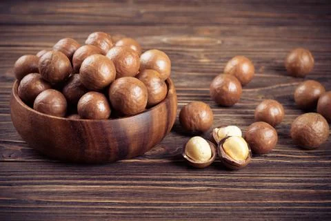 Macadamia nuts Foto stock