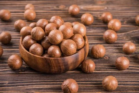 Macadamia nuts Foto stock