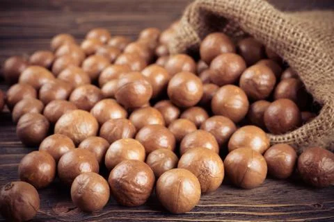 Macadamia nuts Foto stock