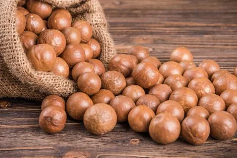 Macadamia nuts Foto stock