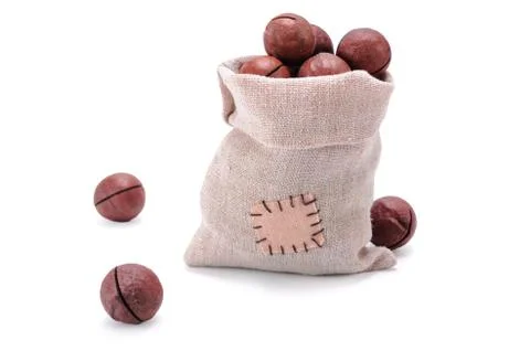 Macadamia nuts Stock Photos