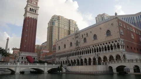 Macao Bulidings Video stock 88635275