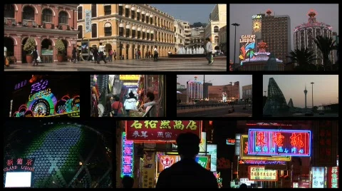 Macao, China Stock Footage 308531
