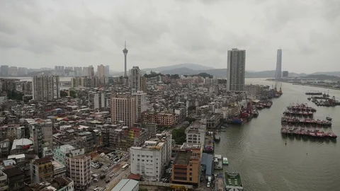 Macao City View 스톡 동영상 88632976