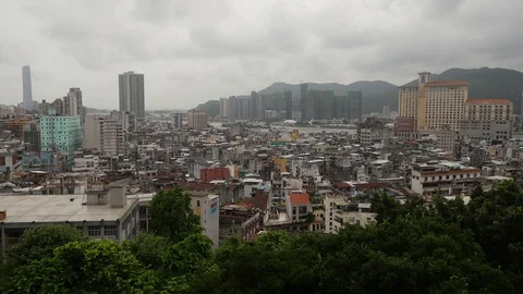 Macao Cityscape Amazing Video stock 88633212