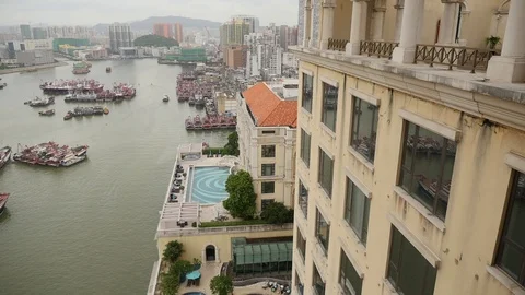 Macao Cityscape Video stock 88633057