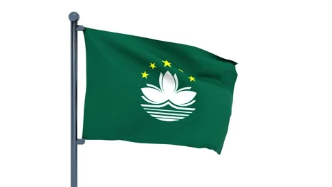 Macao Flag Stock Footage 150201939