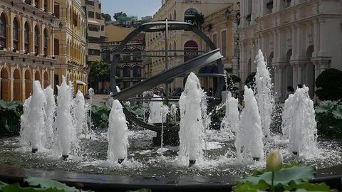 Macao Fount Video stock 88633501