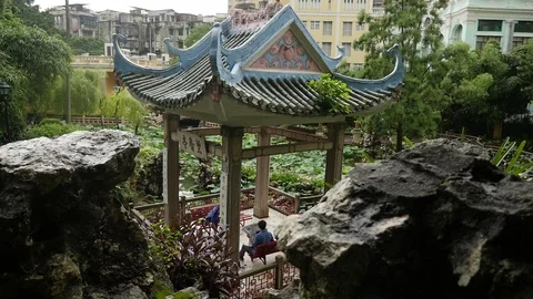 Macao Garden House Video stock 88632860