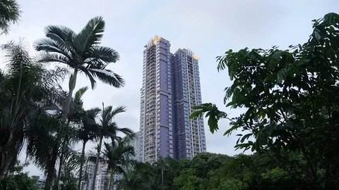 Macao Huge Building Video stock 88635494