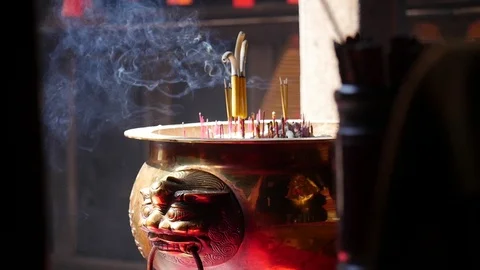 Macao Temple Video stock 88635433