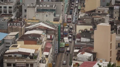 Macao Traffic 스톡 동영상 88633101
