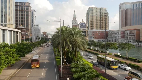 Macao Traffic Video stock 88635304