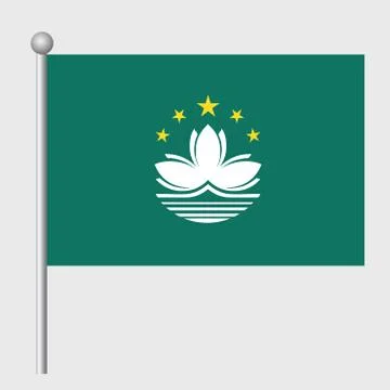 Macao vector template background realistic copy Stock Illustration