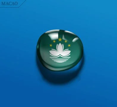 Macao water drop Stock Illustration