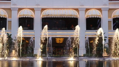 Macao Water Show Video stock 88633471