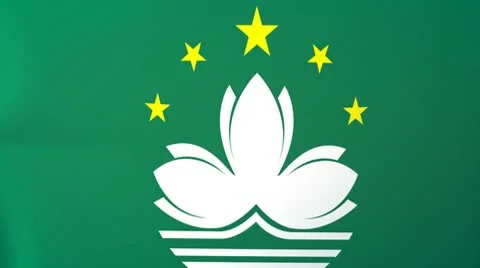 Macao Waving Flag Stock Footage 10762133