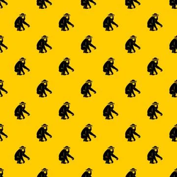 Macaque pattern Illustrazione stock