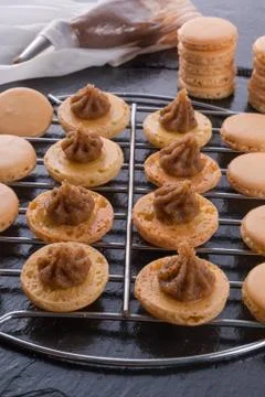 Macaron ingredients Stock Photos