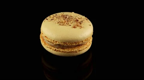 Macaron with nuts Stock Footage 58663298