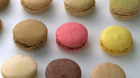 Macaron, Slow Motion Stock Footage 10862293
