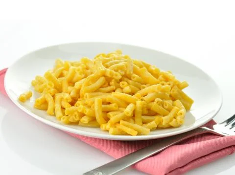 Macaroni and cheese Stock Photos