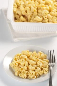 Macaroni and cheese Stock Photos