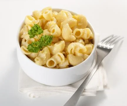 Macaroni and cheese Stock Photos