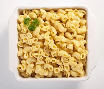 Macaroni and cheese Stock Photos
