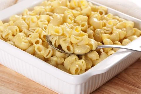 Macaroni and cheese Stock Photos