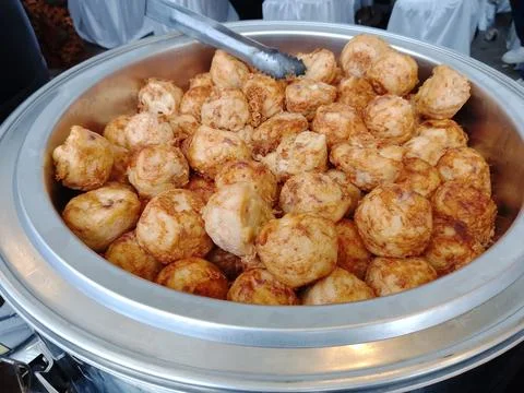 Macaroni balls Stock Photos