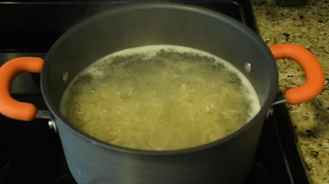 Macaroni Boiling Stock Footage 63783553