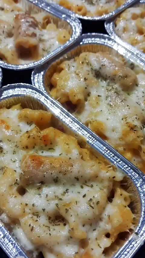 Macaroni cheese Stock Footage 321592938
