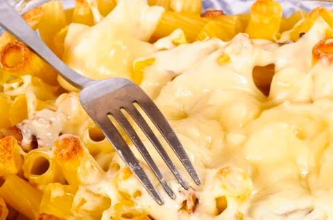 Macaroni with cheese Stock Photos
