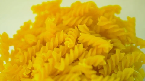 Macaroni close up in slow motion Stock Footage 126835949