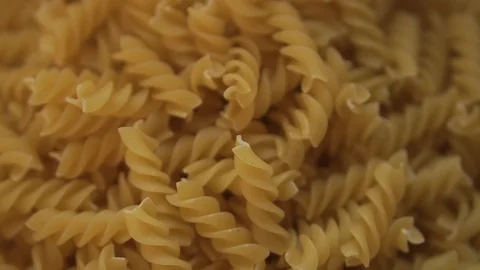 Macaroni close up in slow motion Stock Footage 126835985