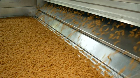 Macaroni factory. Stock Footage 185429977