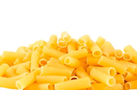 Macaroni isolated Stock Photos
