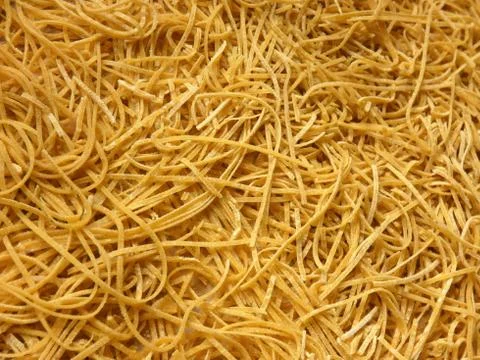 Macaroni Made By Hand Stock Photos