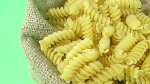 Macaroni Or Pasta In Sack Vidéo 91651532